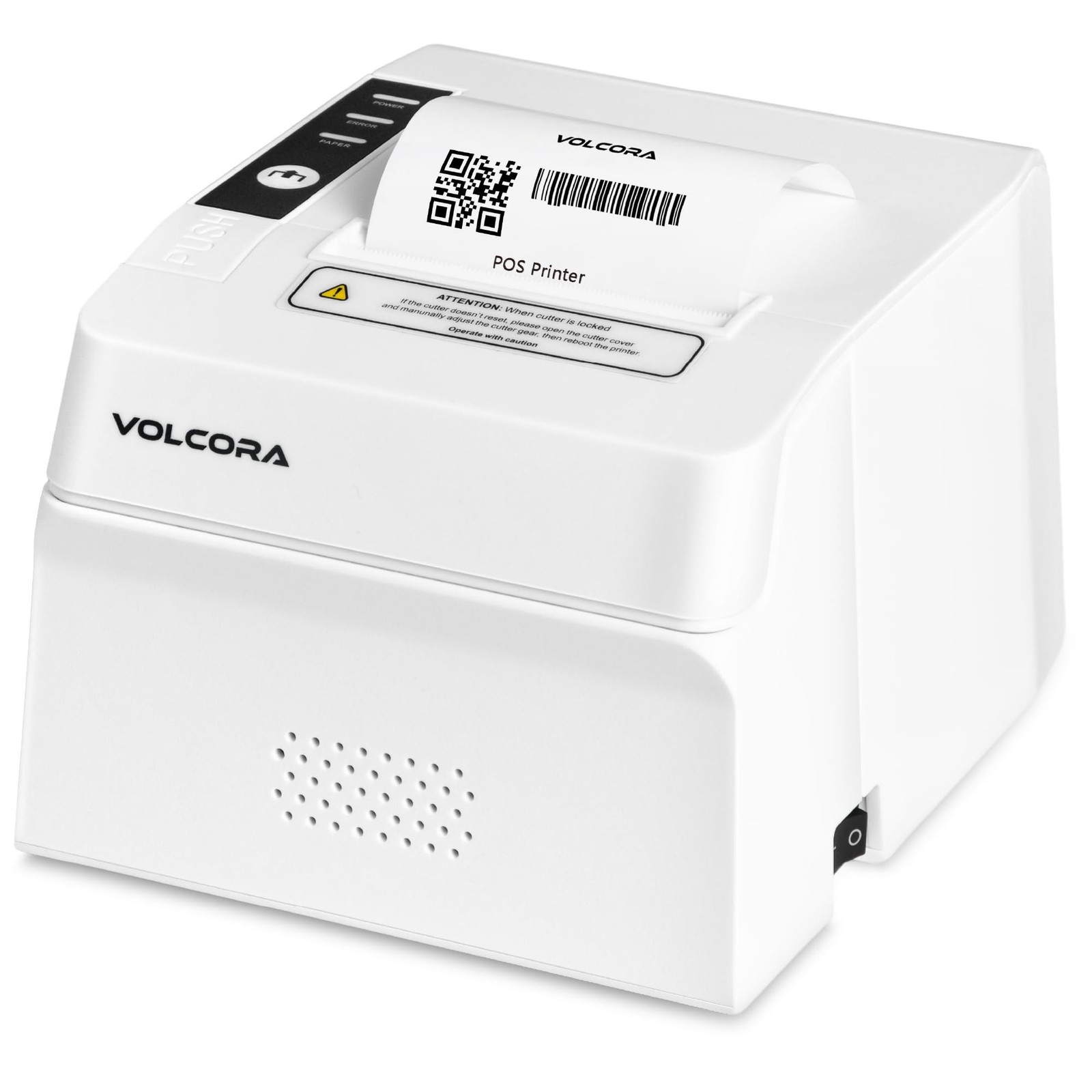 Volcora Thermal Receipt Printer, 80mm POS Printer w/Auto Cutter, USB/Bluetoot…