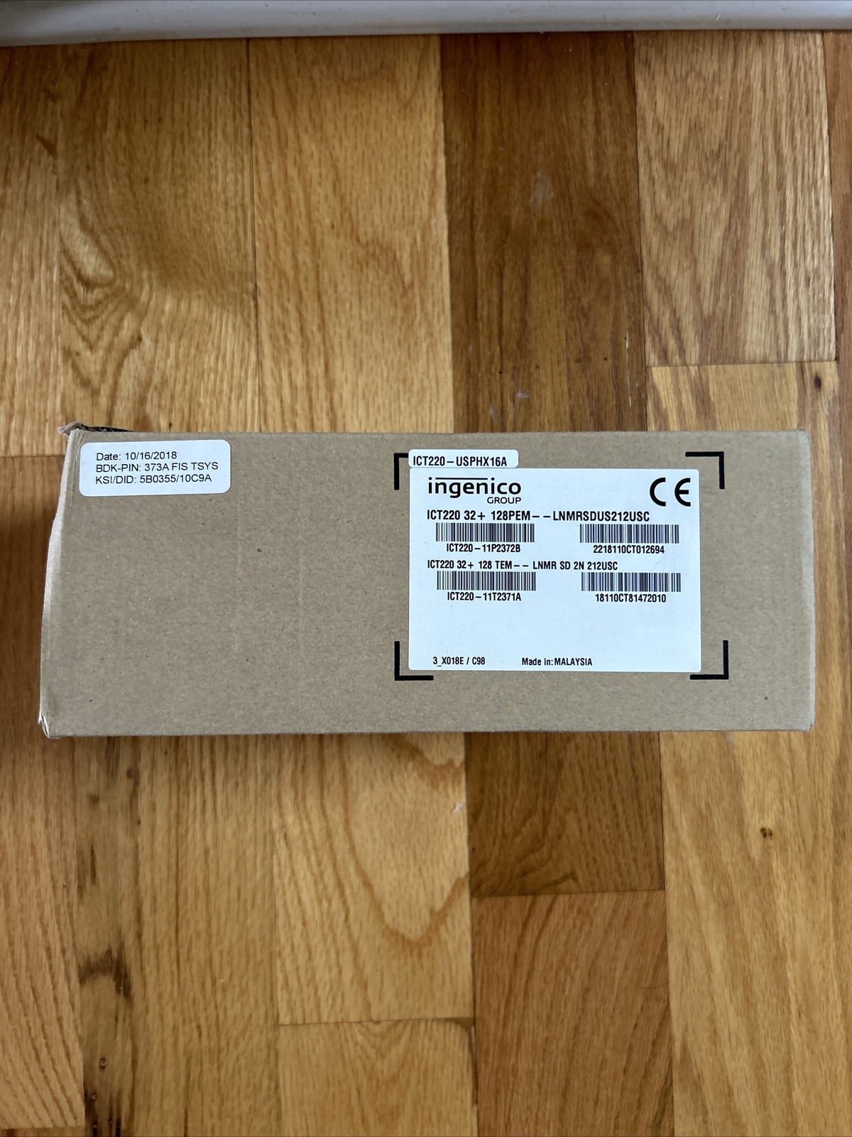 Ingenico iCT220 v3 IP/Dial/Contactless Terminal – New