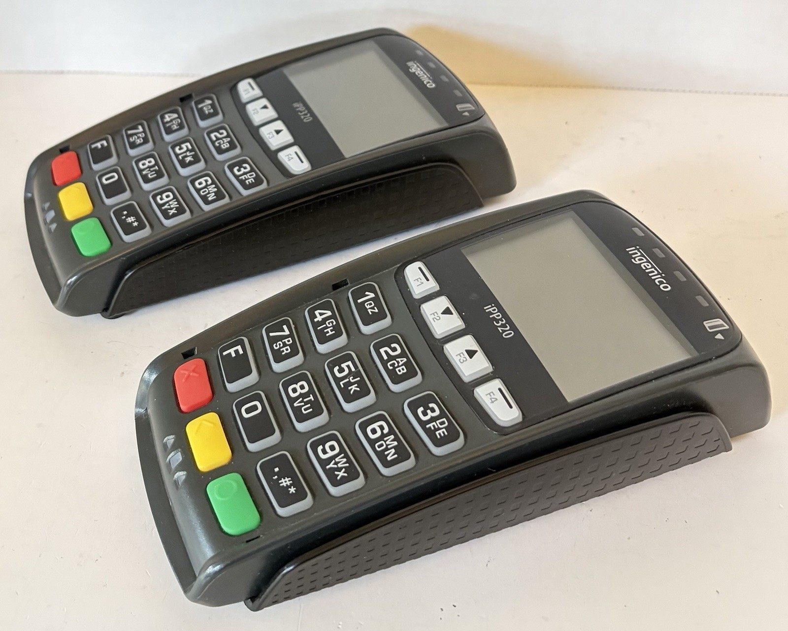 LOT OF 2 Ingenico IPP320 Credit Card Reader.UNIT ONLY,UNTESTED,NO CABLE&POWER AD