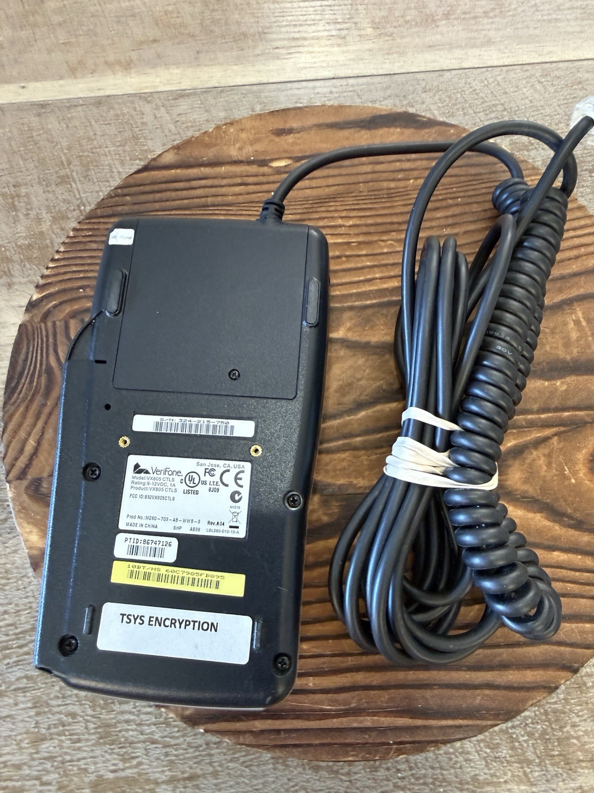 Verifone ~ VX-805 ~ Pin Pad ~ Card Reader ~ 160mb Keypad