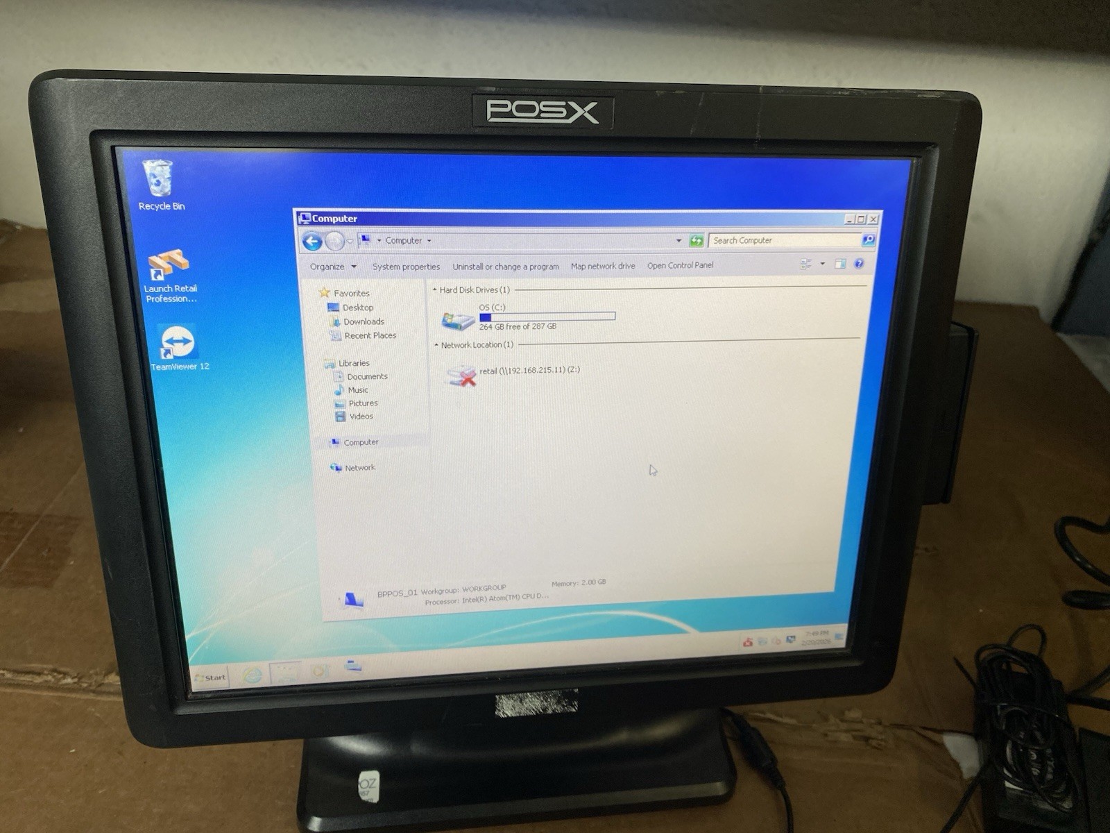 Genuine POS-X All In One Point Of POS Touch Terminal P/N ION-TP3A-D POSX