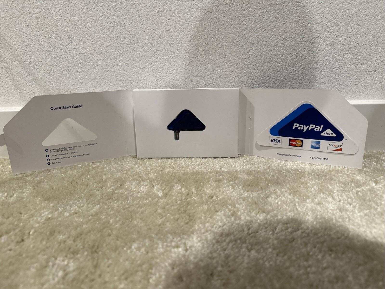 PayPal Here Card Swipe Reader Aux 3.5mm for phone tablet android iphone