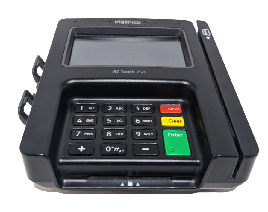 Ingenico ISC Touch 250 Payment Terminal (ISC250) – Black- Untested- Good Cond