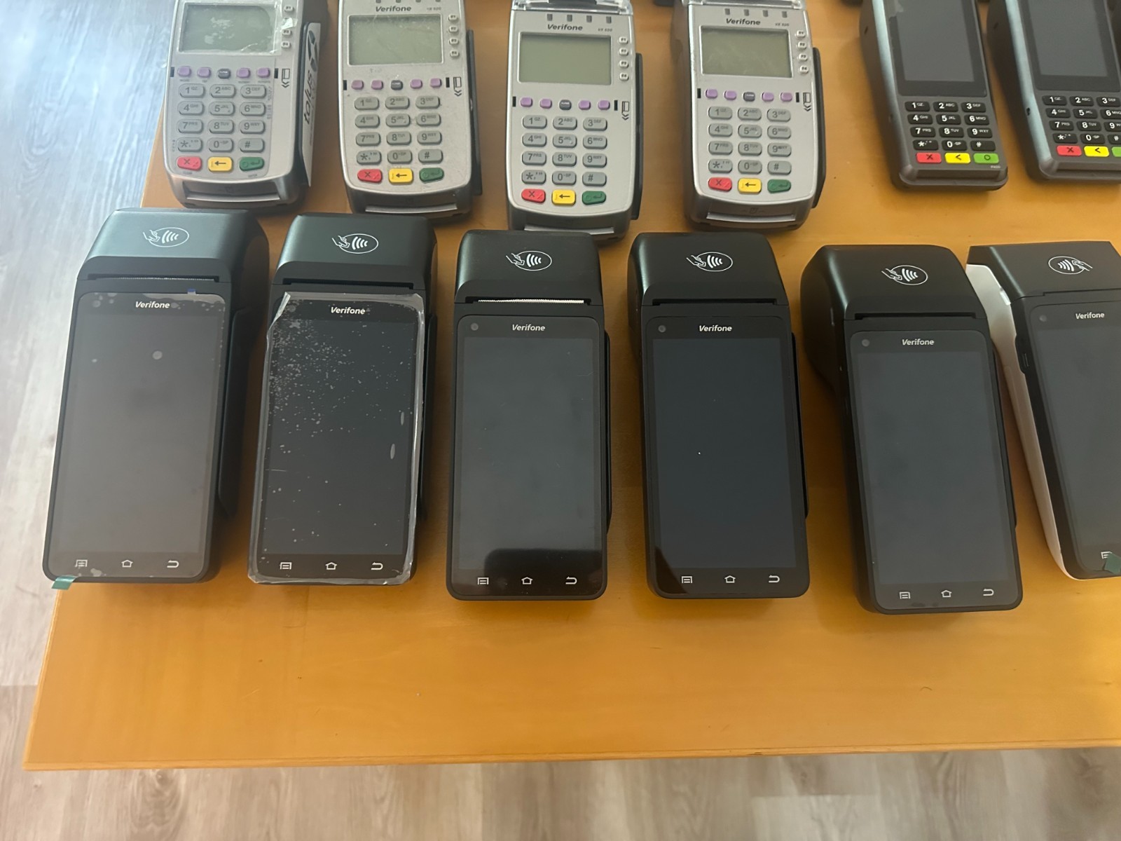 Credit Card Terminals, Ingenico 3500/1500, Verifone T650’s, P400 Pin pads