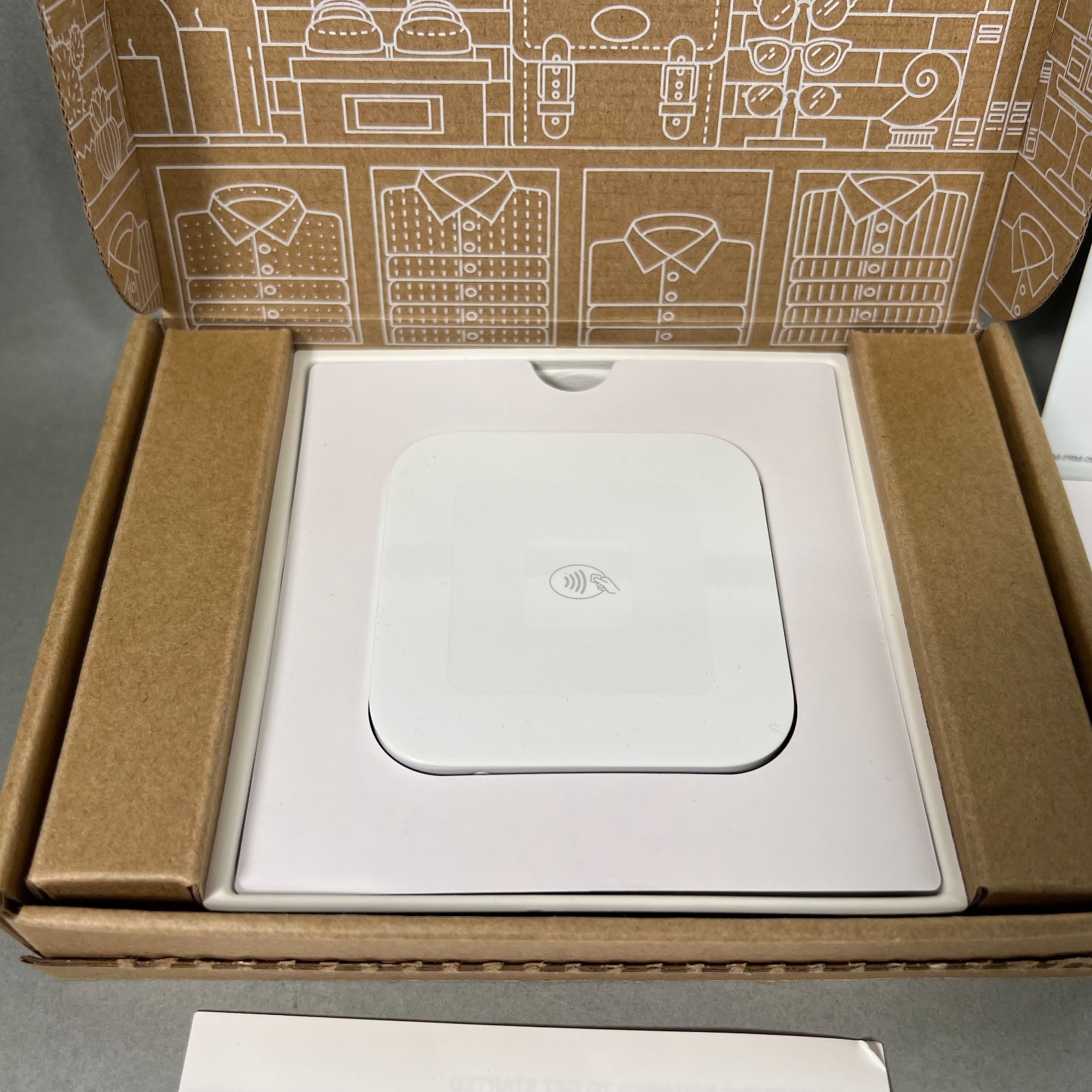 Square S8-1 Contactless Credit Card and Chip Reader (Rev 2) White, No Cable
