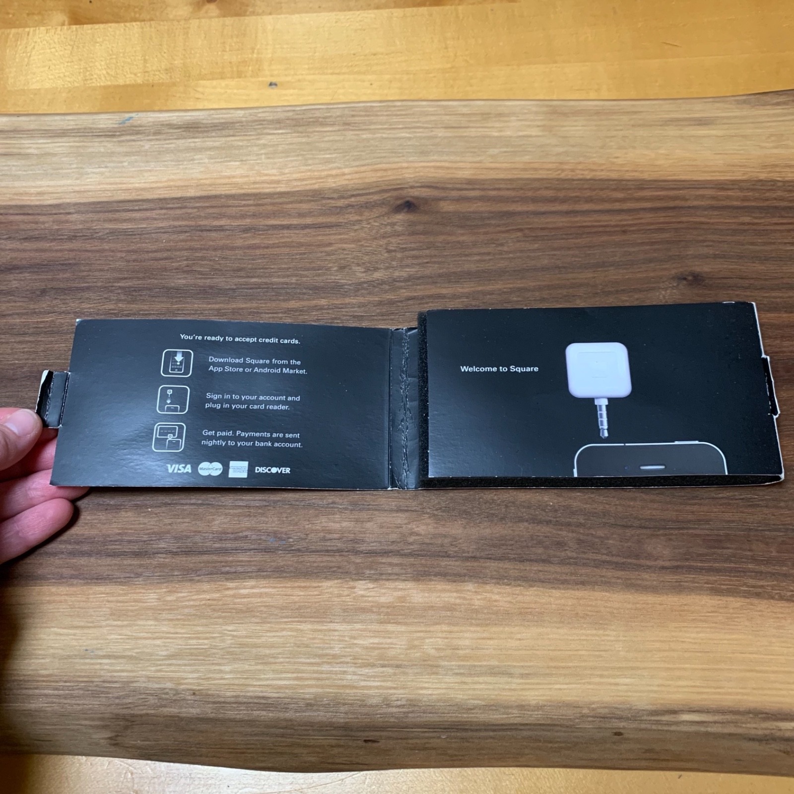 Square Reader Credit Card Reader for MagStripe Headphone Jack Open Box