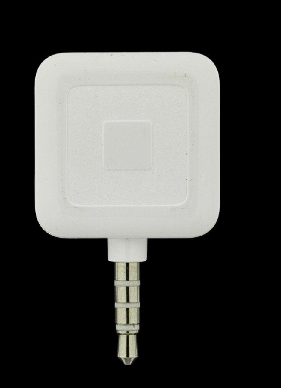 Square Credit Card Reader for iPhone/iPad/Android 3.5mm Headphone Jack Untested