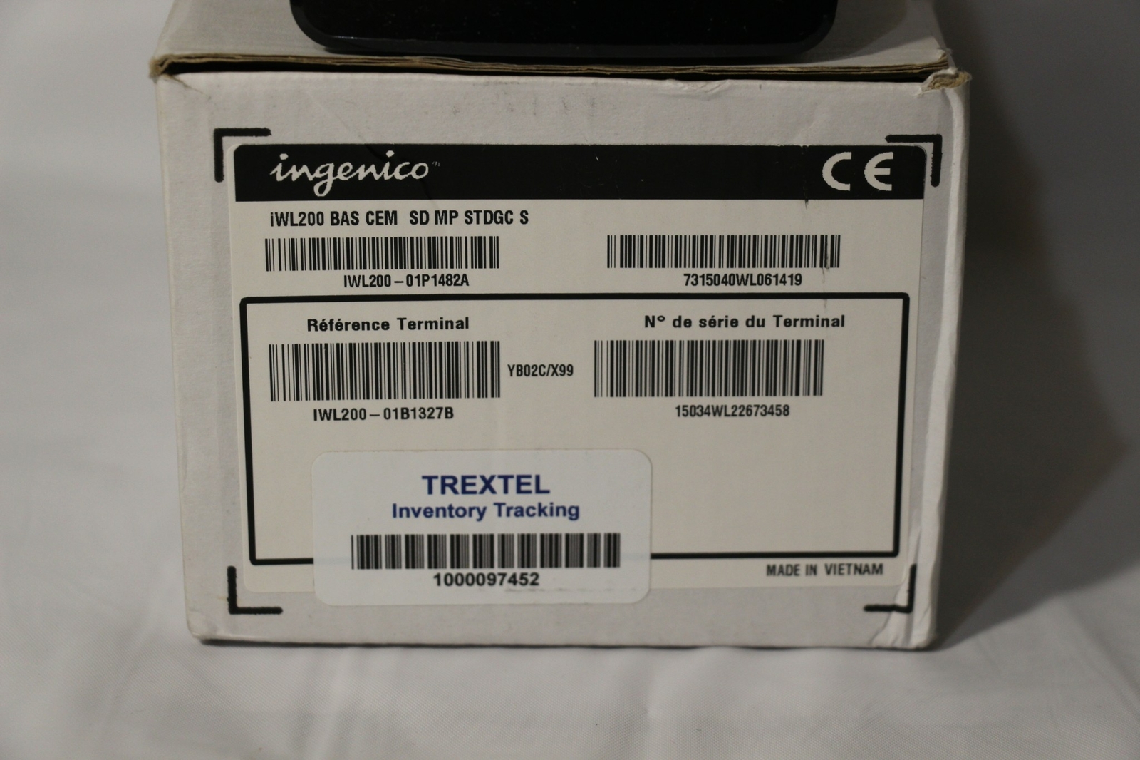 INGENICO IWL200-01P1482A BAS CEM SD MP STDGC S