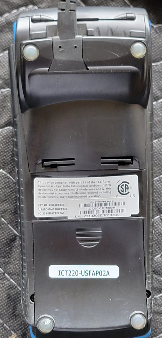 Ingenico ICT220 / Credit Card Terminal / Pre-Owned Works
