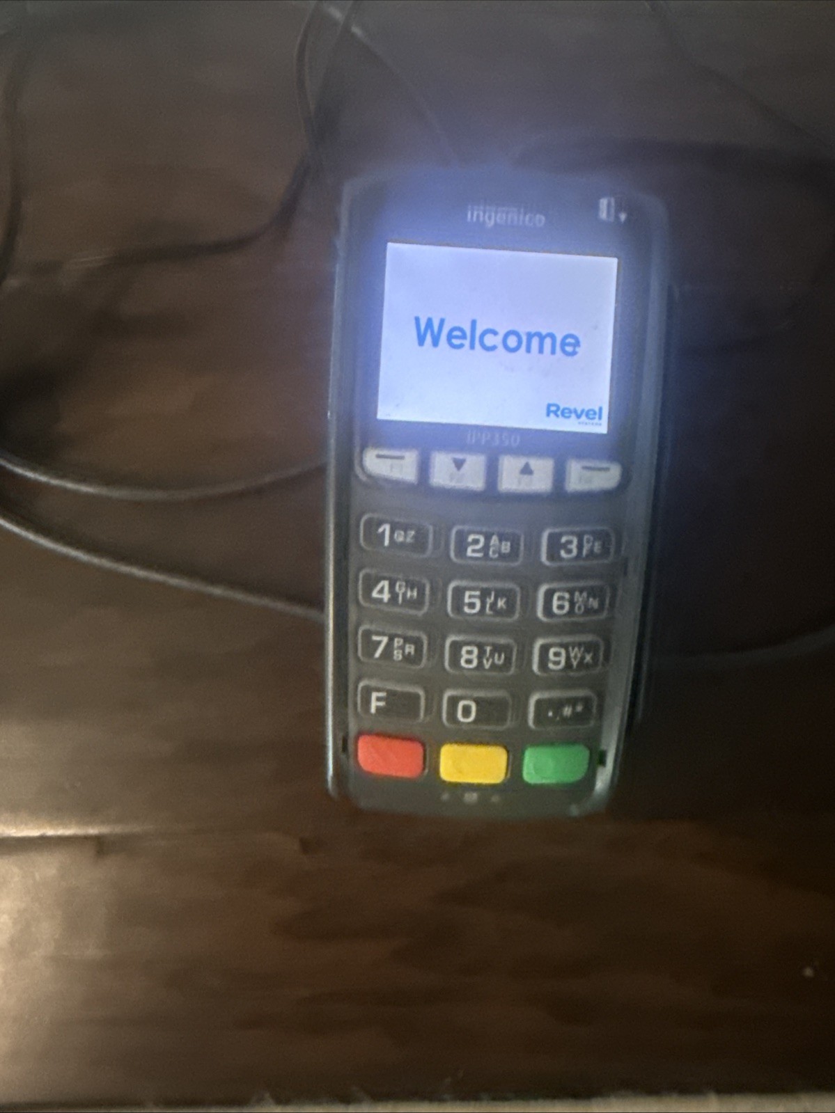 Ingenico iPP350 Credit Card Terminal for Revel POS w/ Power Supply – Tested