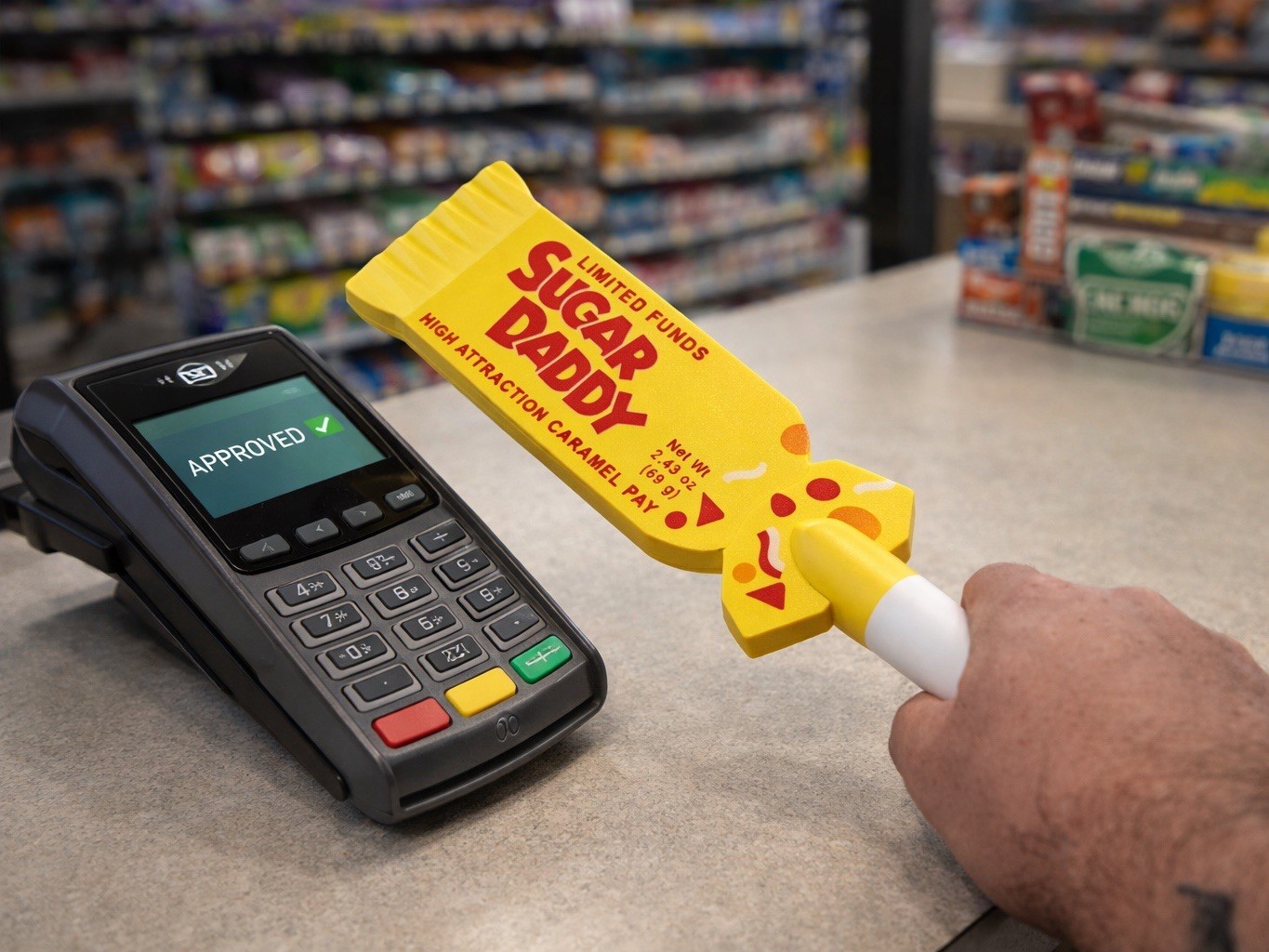 Credit Card Wand Tap To Pay, Contactless Pay Card Holder Sugar Daddy