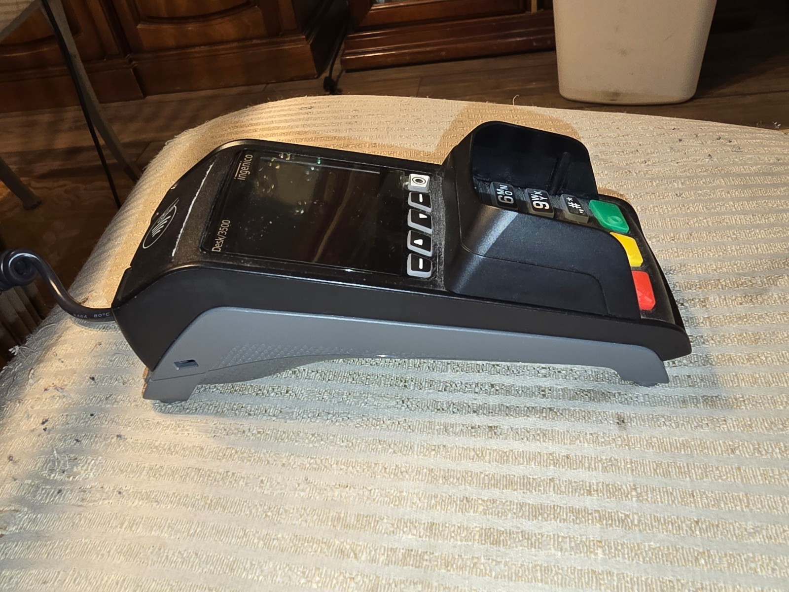 Ingenico Desk/3500 Payment Terminal – Card Reader, Chip & PIN, Used