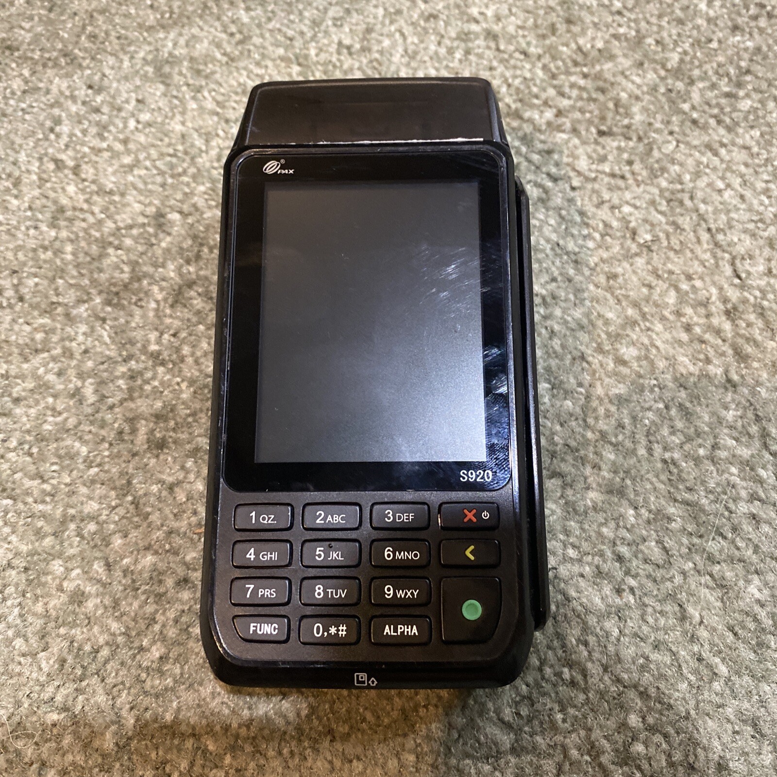 PAX S920 Mobile POS Credit Card Terminal Wireless Bluetooth Untested