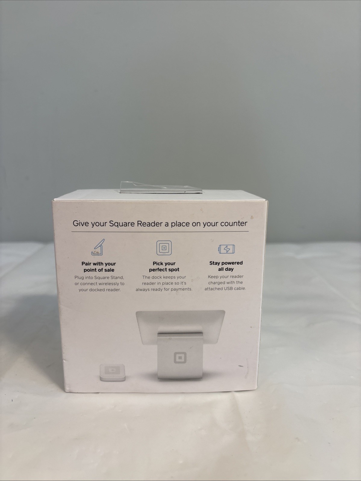 Square Dock for Square Reader New In Box With USB Cable