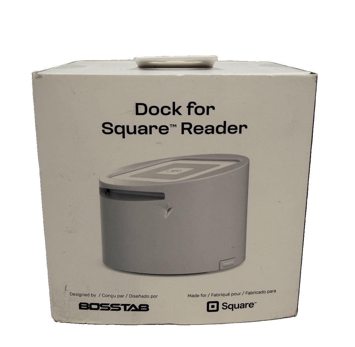 BOSSTAB Dock For Square | Credit Card Reader For Countertop | Brand New Sealed