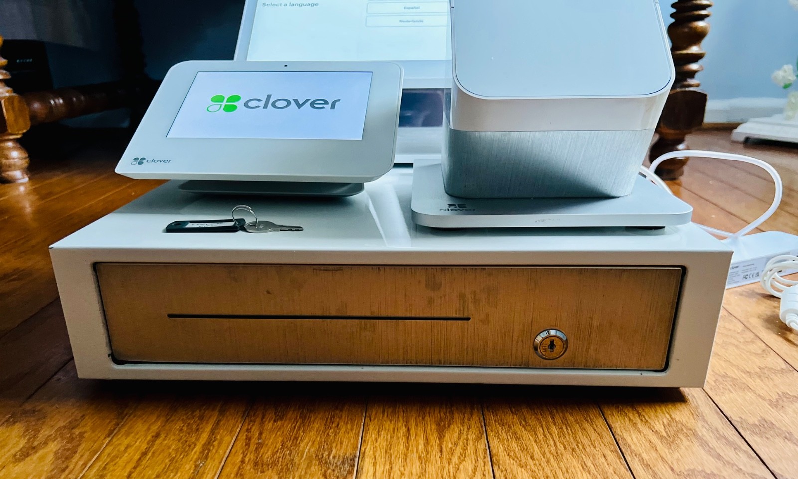 Clover Station Pro POS System Complete P500 C503 S503 H500 D100 FSP120 Scanner