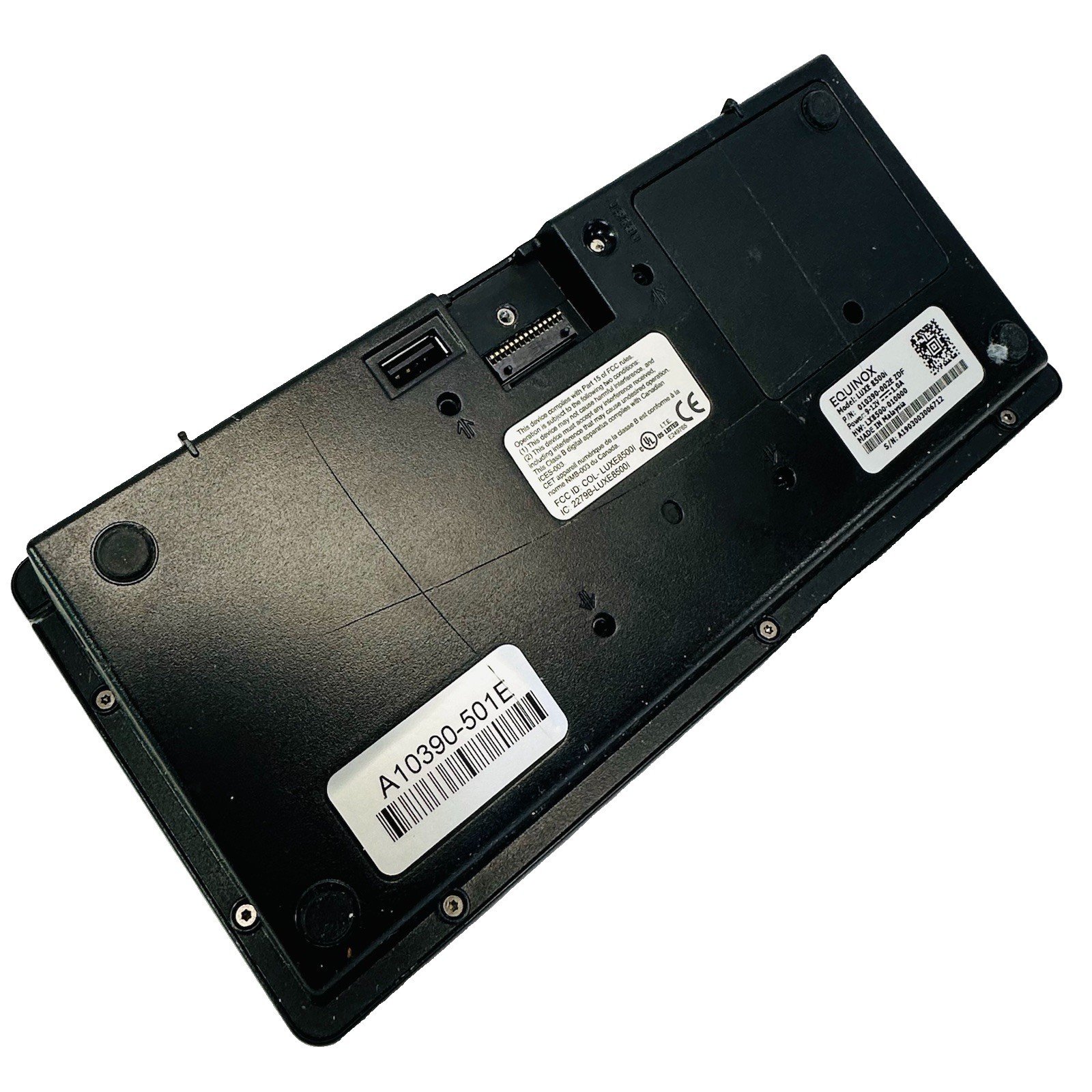 Equinox Luxe 8500i Transaction Terminal Touch Screen 010390-002E ZDF