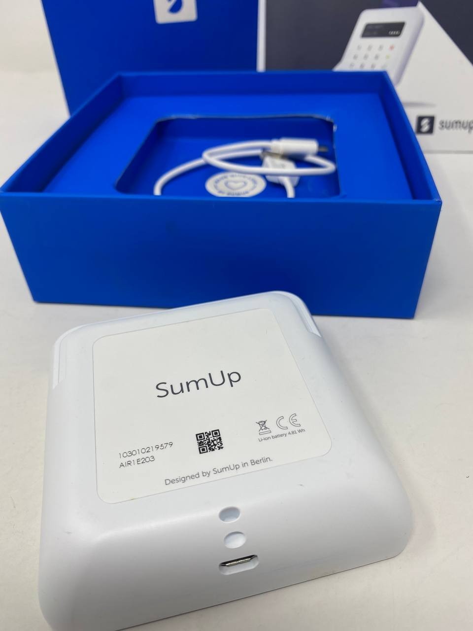 SumUp Air Card Reader (Air1E203) – Tested, No Cable, Open Box