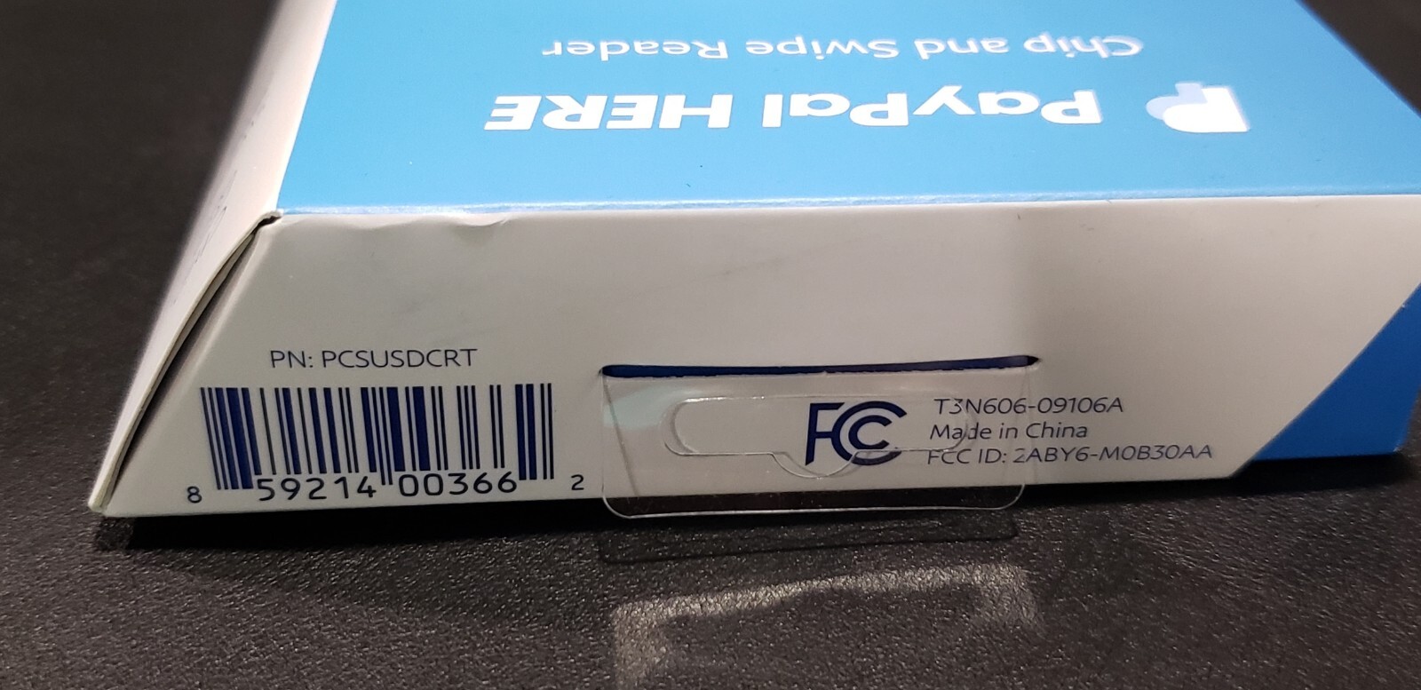 PayPal HERE Chip and Swipe Reader Get Paid on the Go or in Store PCSUSDCRT