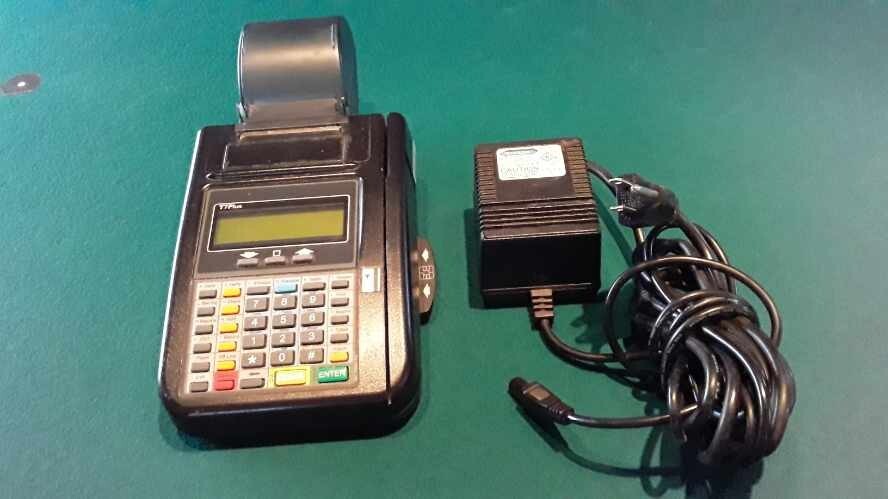 HYPERCOM T7 PLUS,1MB MEMORY,REFURBISHED USED CREDIT CARD MACHINE-DIAL UP MODEM