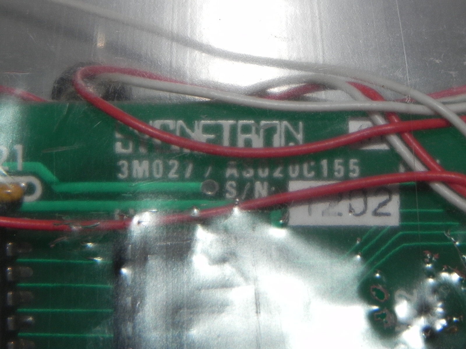 Sygnetron Protection System 20D212-00 Card Reader 3M027/AS020C155