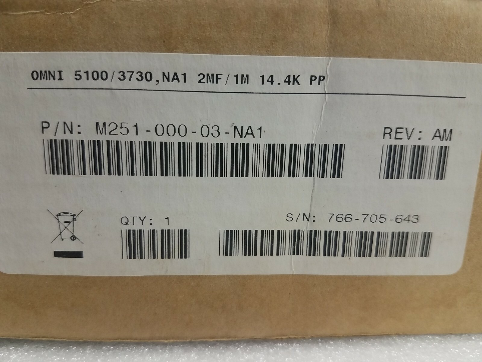 Verifone ~ Omni 5100 /3730 ~ Credit Card Processor Machine