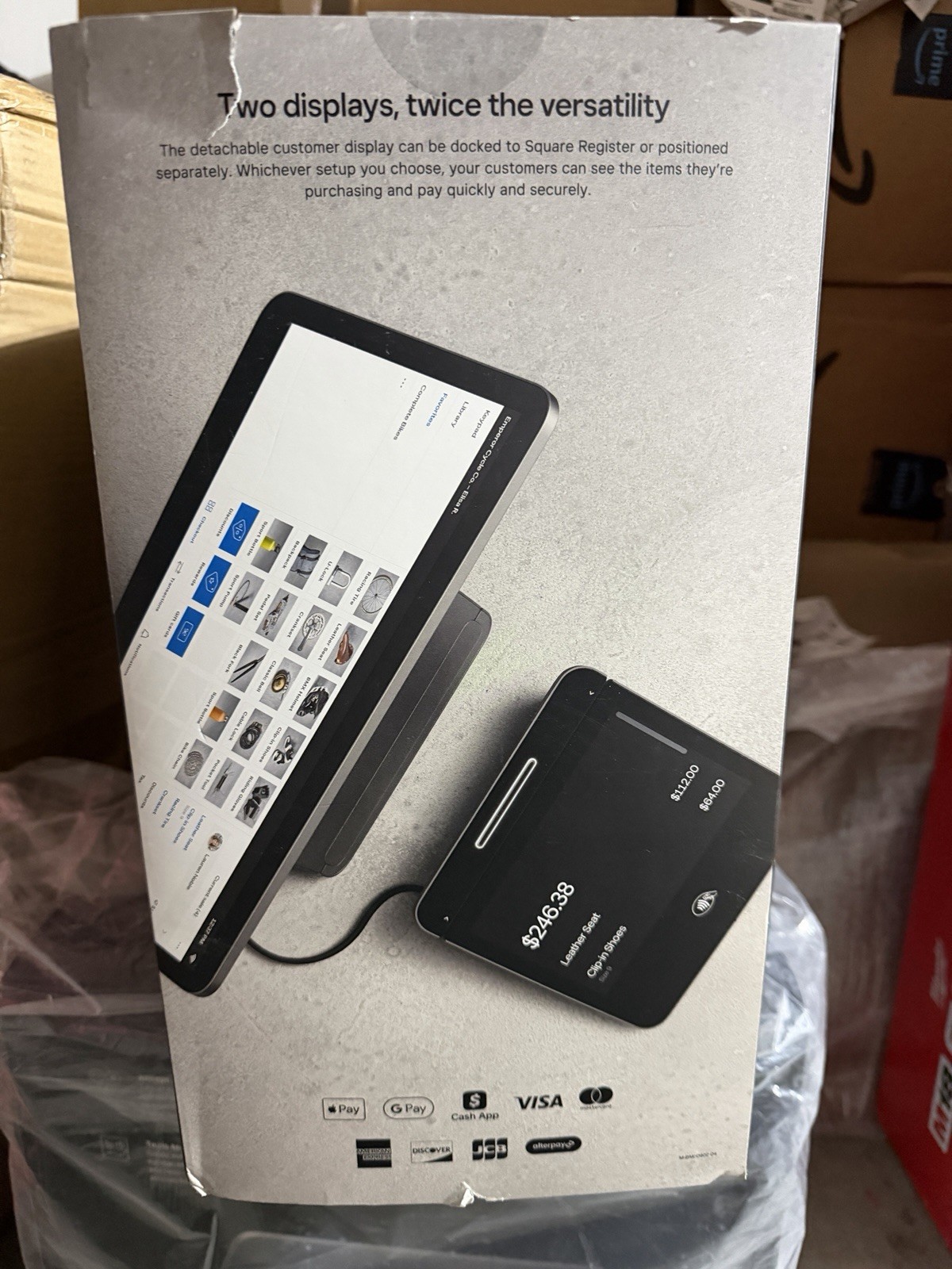 Square Register POS System Gray A-SKU-0665-A2 1st Generation SAME DAY SHIPPING