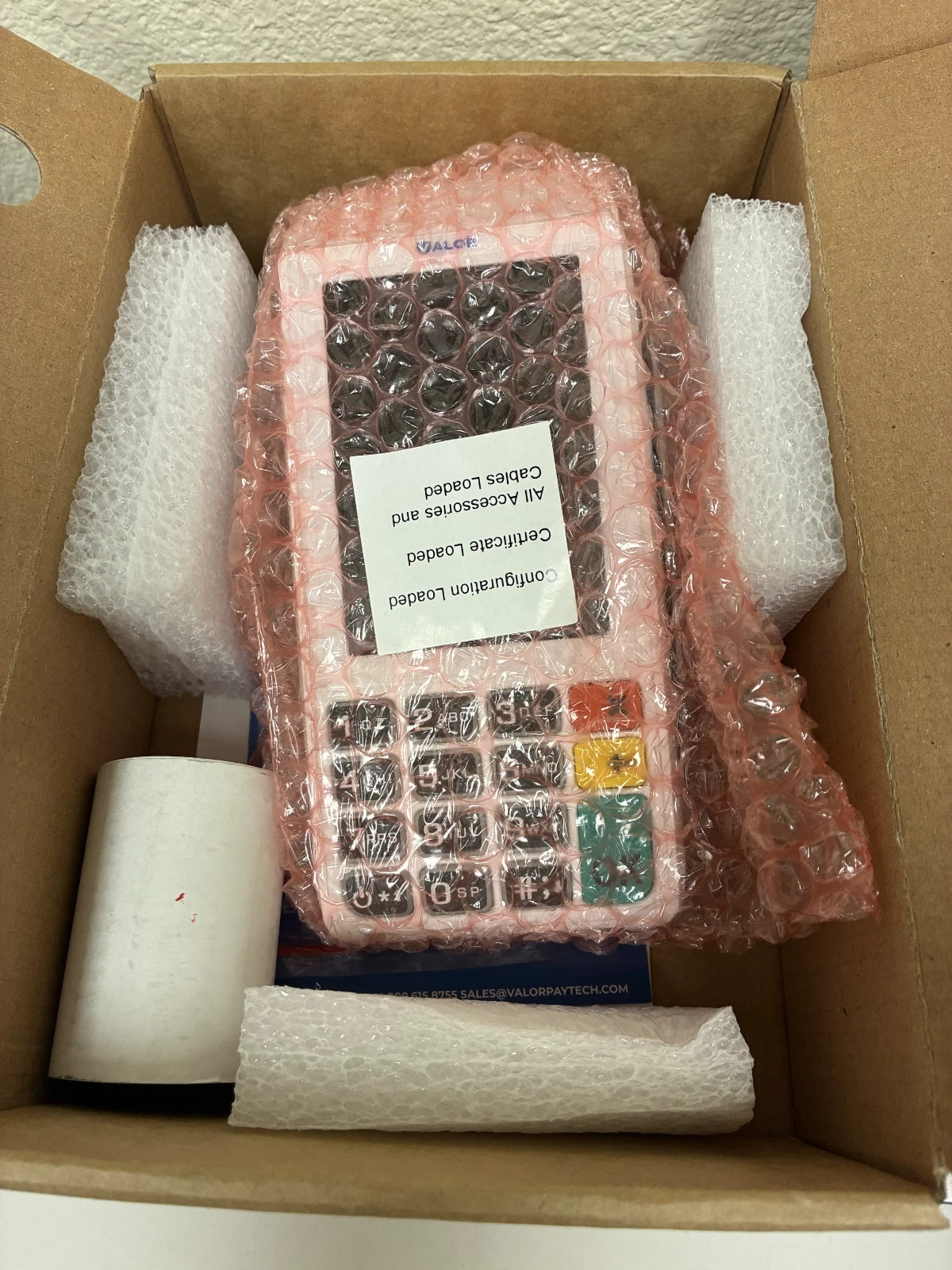 Set of 4 Valor PayTech VEGA3000 Credit Card Payment Terminals (Model VL110)
