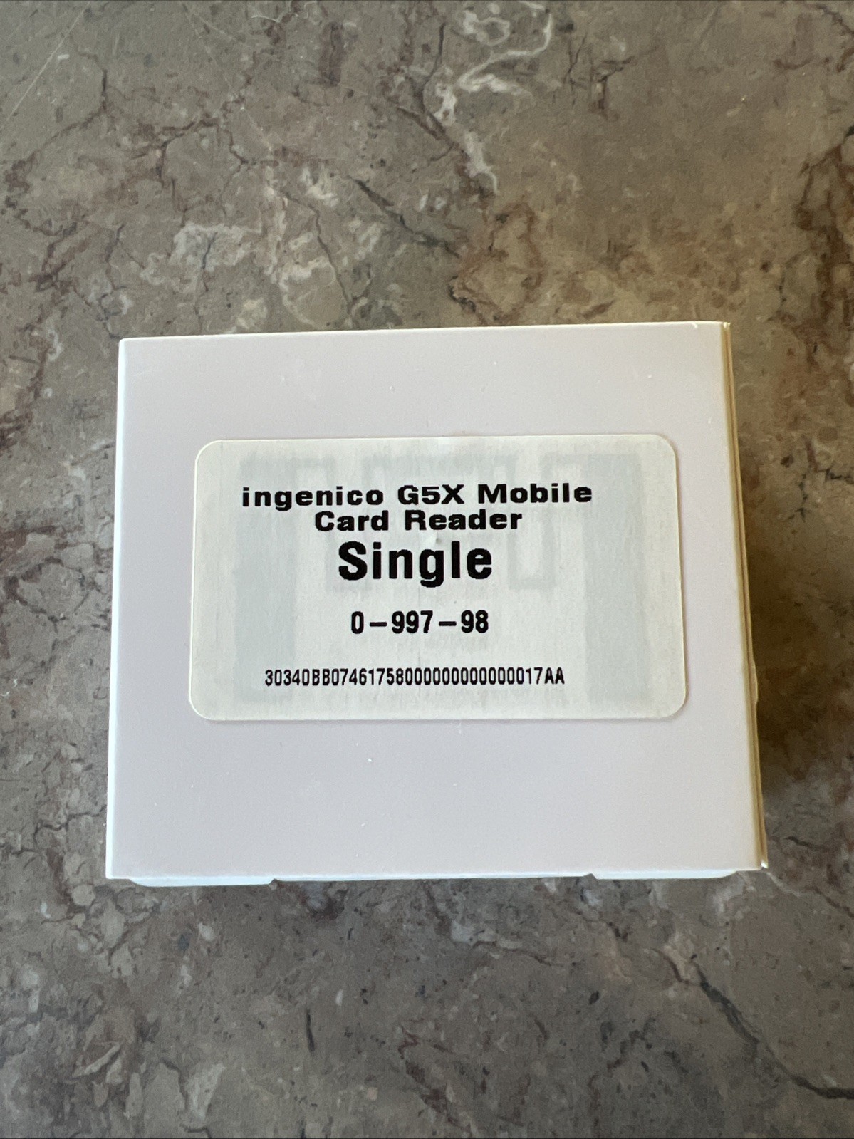 Ingenico Mobile Solutions G5X Mobile Card Reader White