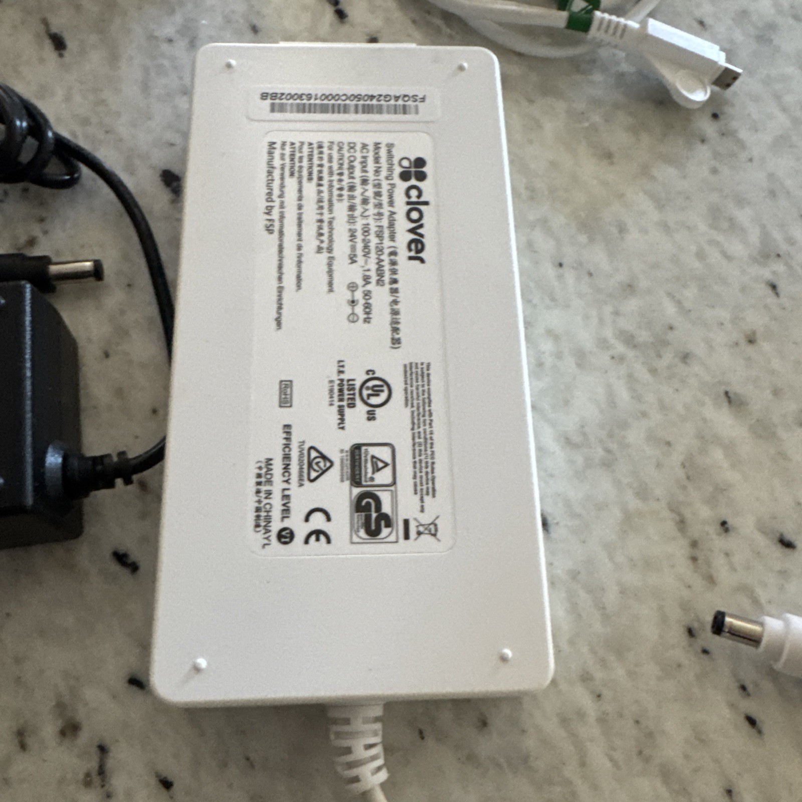 Clover Equipment Station 1.0, Printer 1.0, Card Reader, Power Bricks, Untested