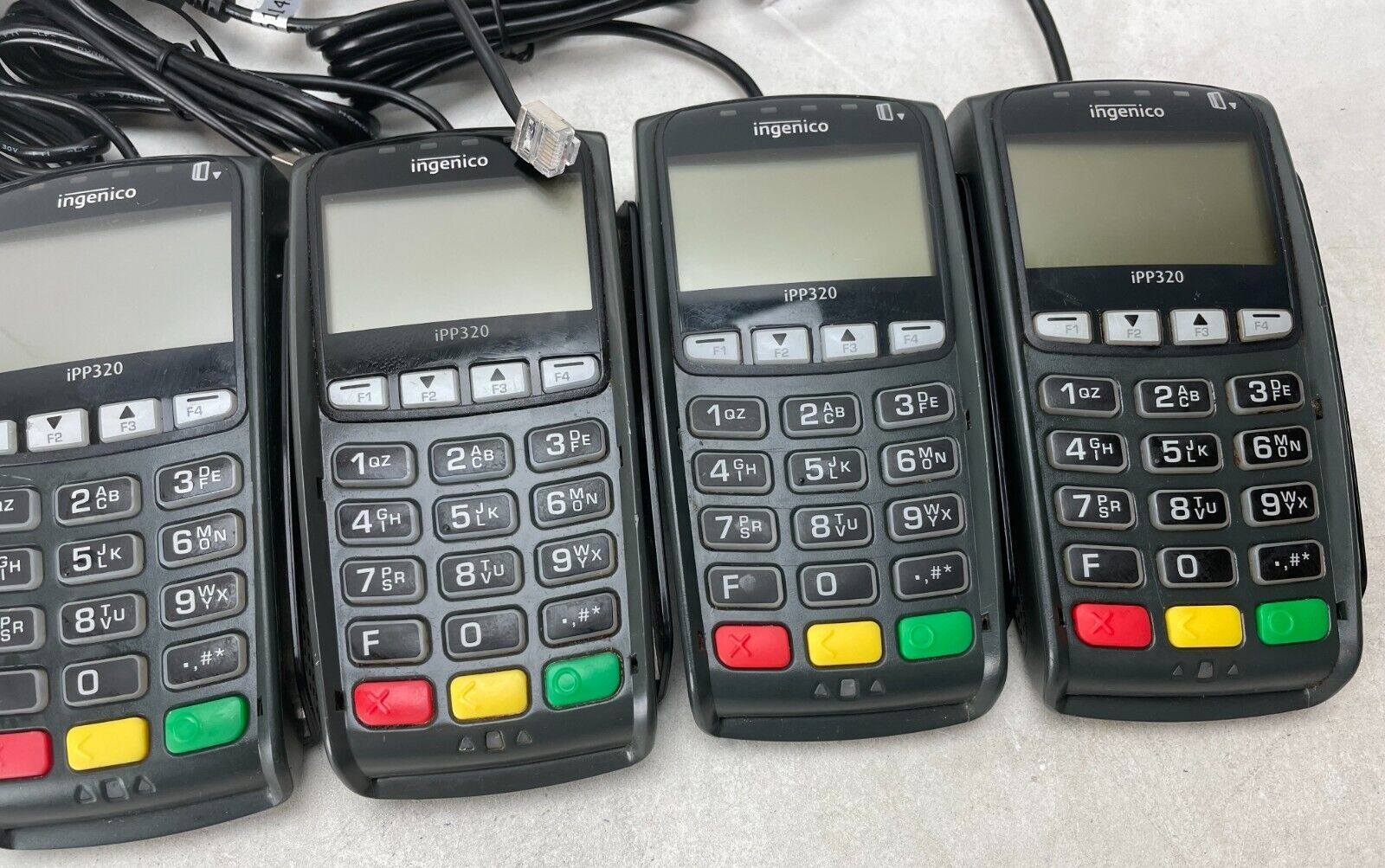 LOT OF 5 Ingenico iPP320 Pin Pad Payment Terminal Swipe Card Reader IPP320