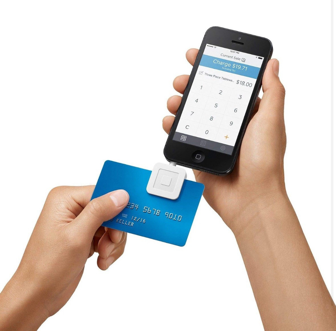 Square Credit Card Reader for iPhone, iPad and Android
