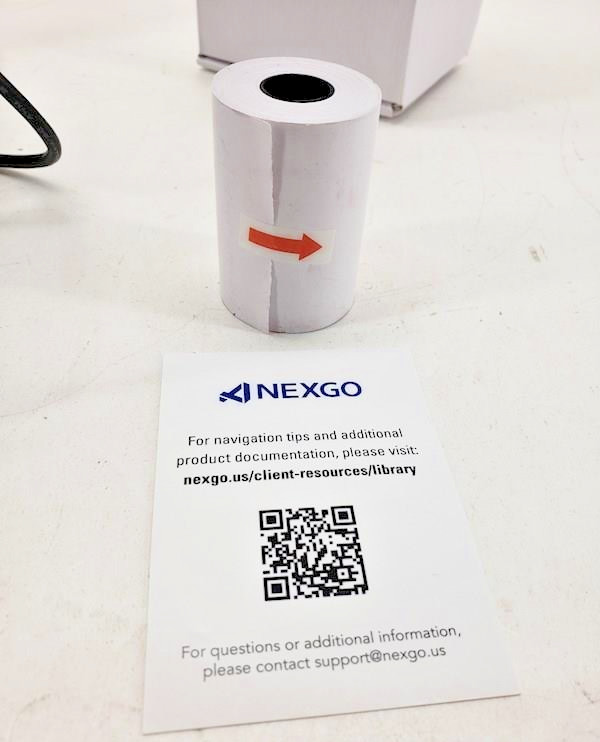 Nexgo N5 LTE POS Terminal Black with Docking Station New Open Box Point of Sale
