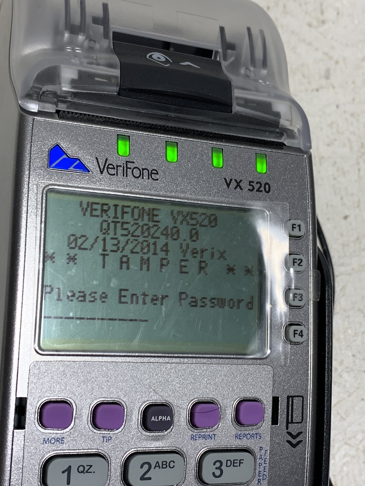 Verifone VX520 VX 520 Credit Card Machine Terminal Reader