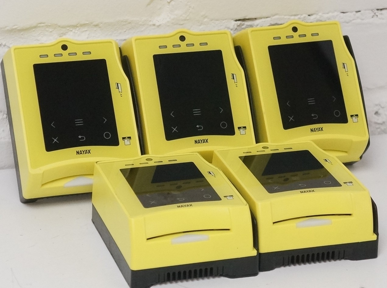 Lot of 5 NAYAX VPOS Touch Credit Card Reader POS Terminal