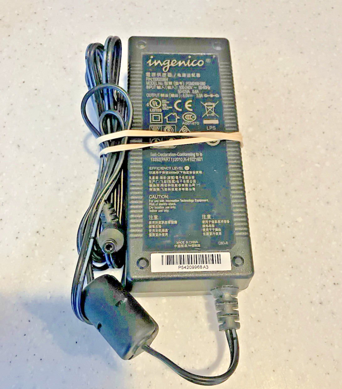 Chase Ingenico iCT250 3in LCD USB/Ethernet Ports Dual Comm Credit Card Terminal