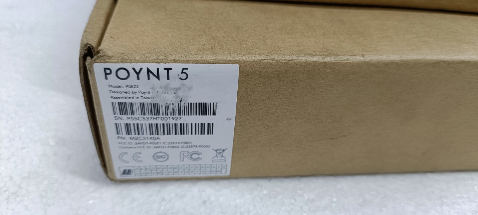 Poynt 5 P0502 Handheld Payment Terminal M2C3140A