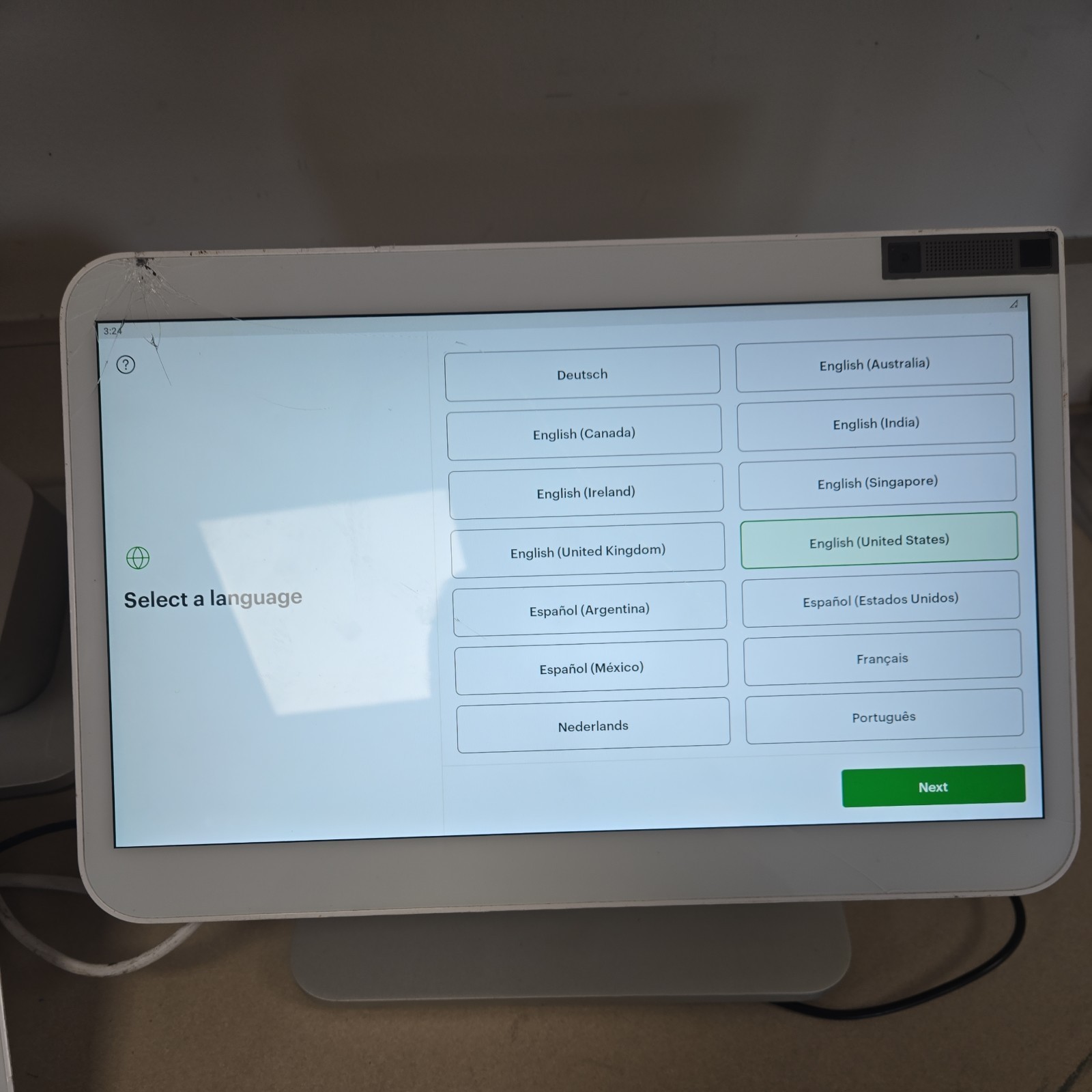 Clover Station Pro POS S503 Cracked Screen, no PSU, Tested and Functional