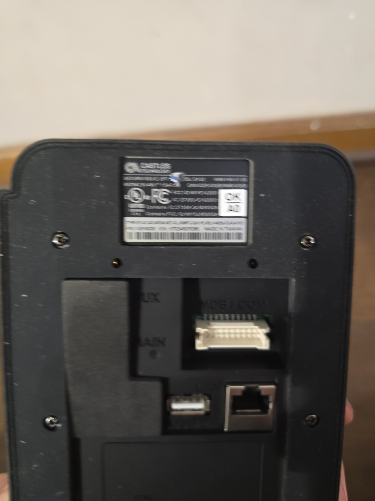 Castles Technology SATURN1000-E UPT POS Payment Terminal S1U2 w/ Printer