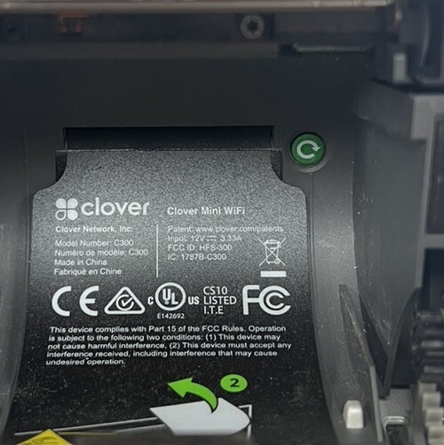 First Data Clover Mini Wi-Fi Model C300 – Untested