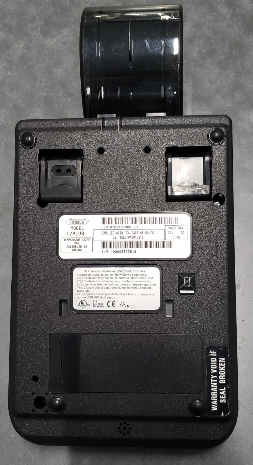 Hypercom T7Plus POS Credit Card Terminal