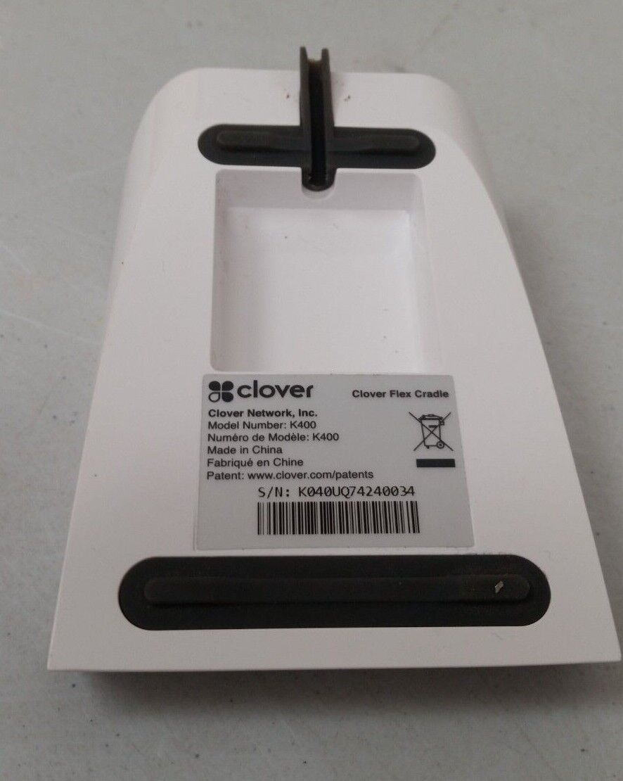 Clover FLEX K400 Charging Cradle Base + Power Supply