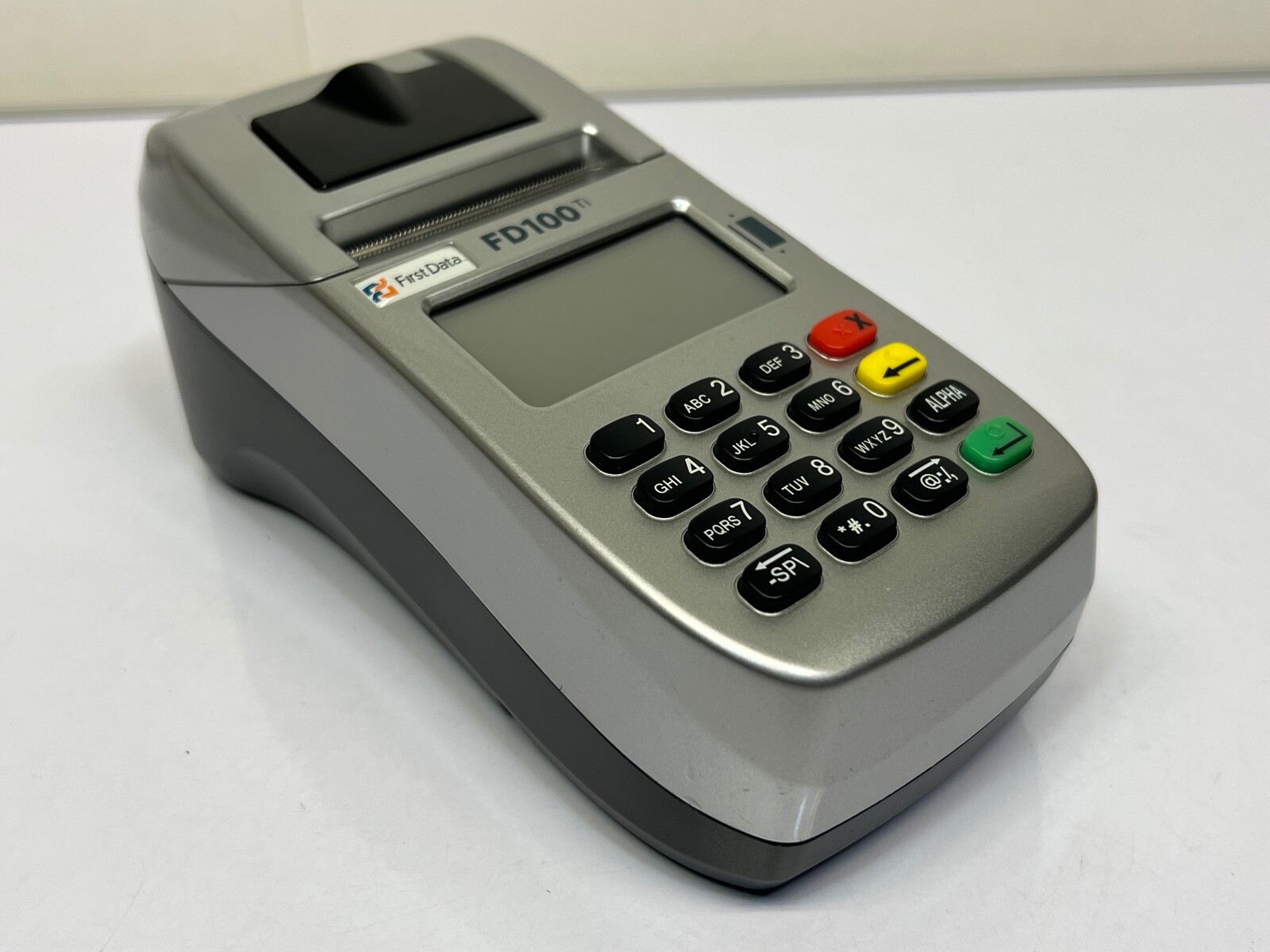 First Data FD100ti Silver Credit Card Terminal – Power cord