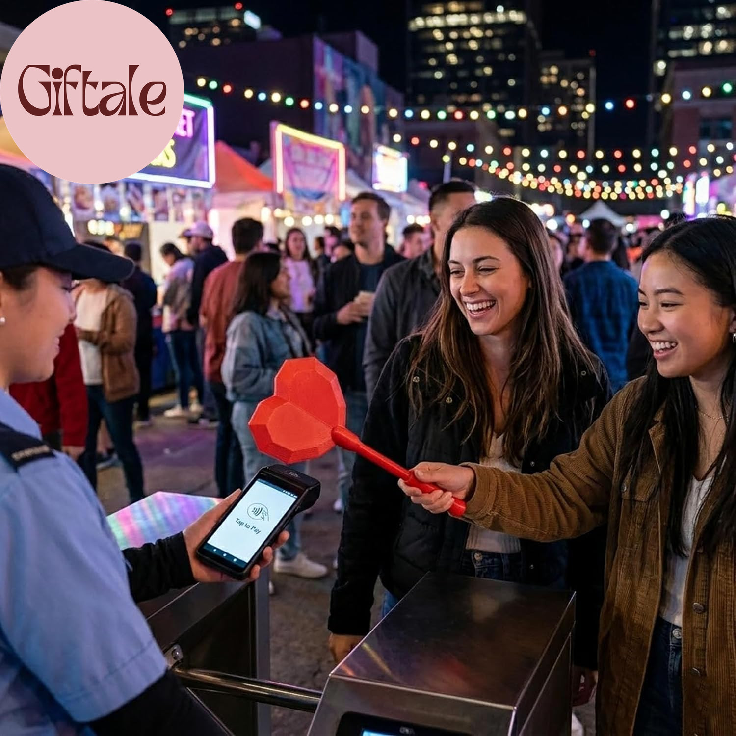 Detachable Heart-Shaped Credit Card Wand, 3D Printed Tap to Pay Grabber Holder f