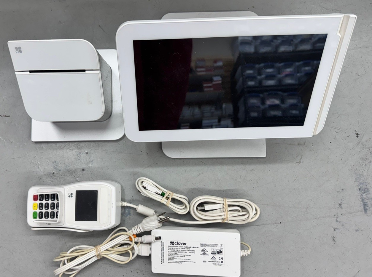 Clover Station 1.0 POS System – Powers On – Unknown Status – For Parts or Repair