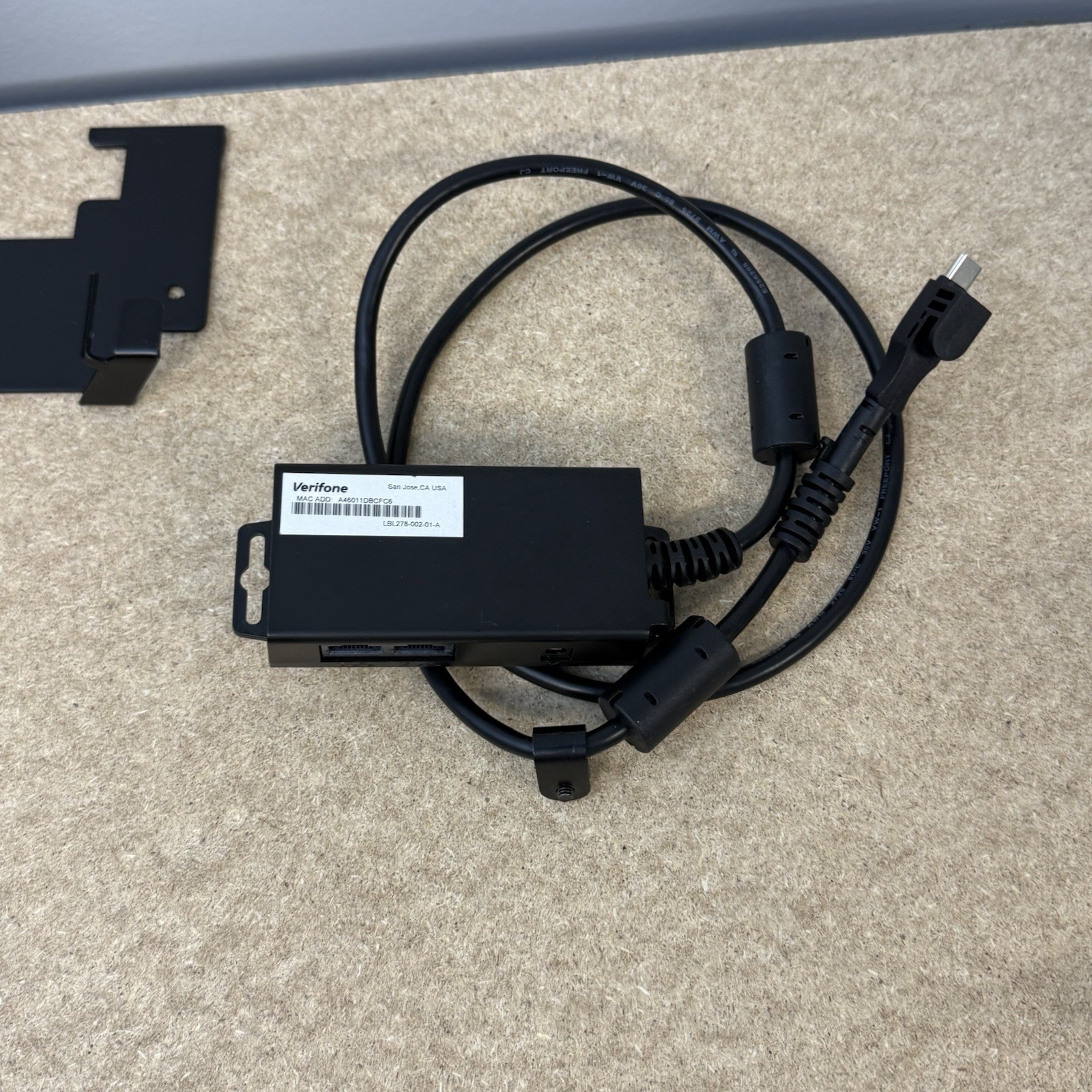 Verifone M440 Pin Pad Credit Card Terminal POS Tap To Pay W Power & Stand Tested