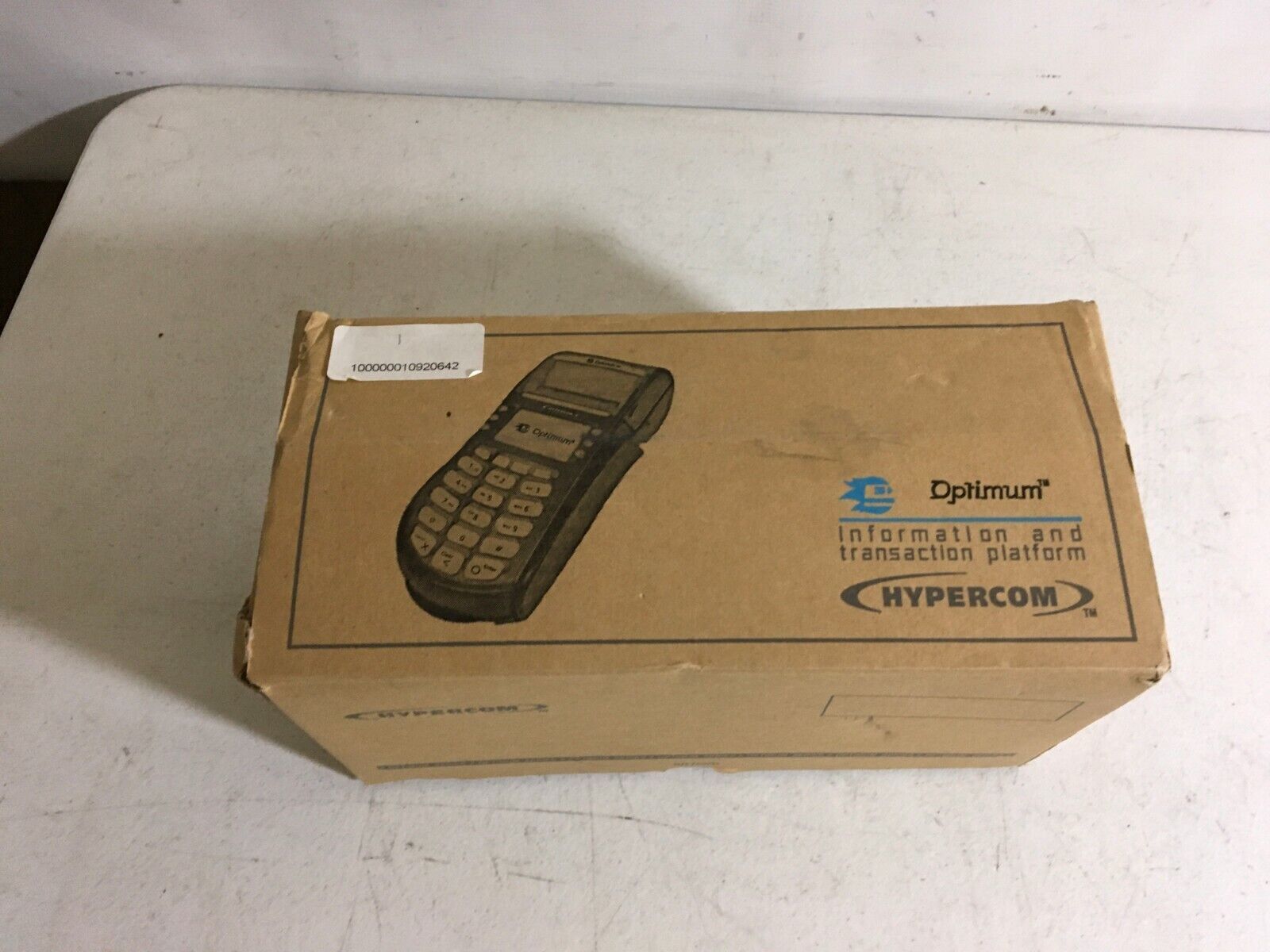 Hypercom T4220 CREDIT / DEBIT CARD READER PRINTER T4220 ORIGINAL BOX POWER CORD