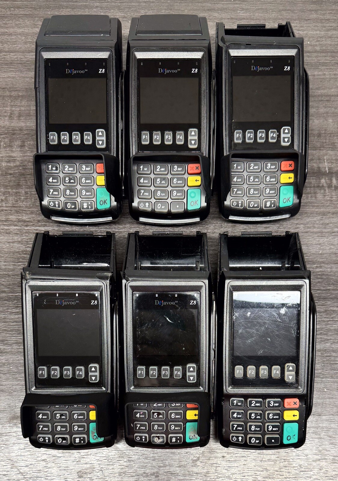Dejavoo VEGA3000 Z8 Credit Card Terminal *LOT OF 6* #TL-961