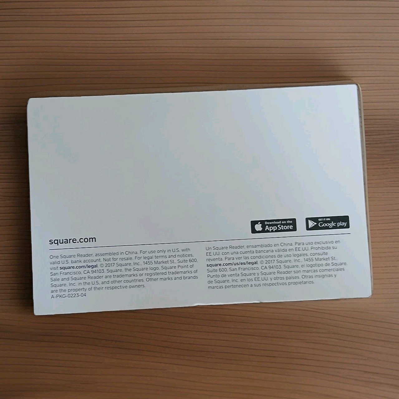 SQUARE Mobile 3.5mm Jack Card Reader Swipe Payment Apple Android