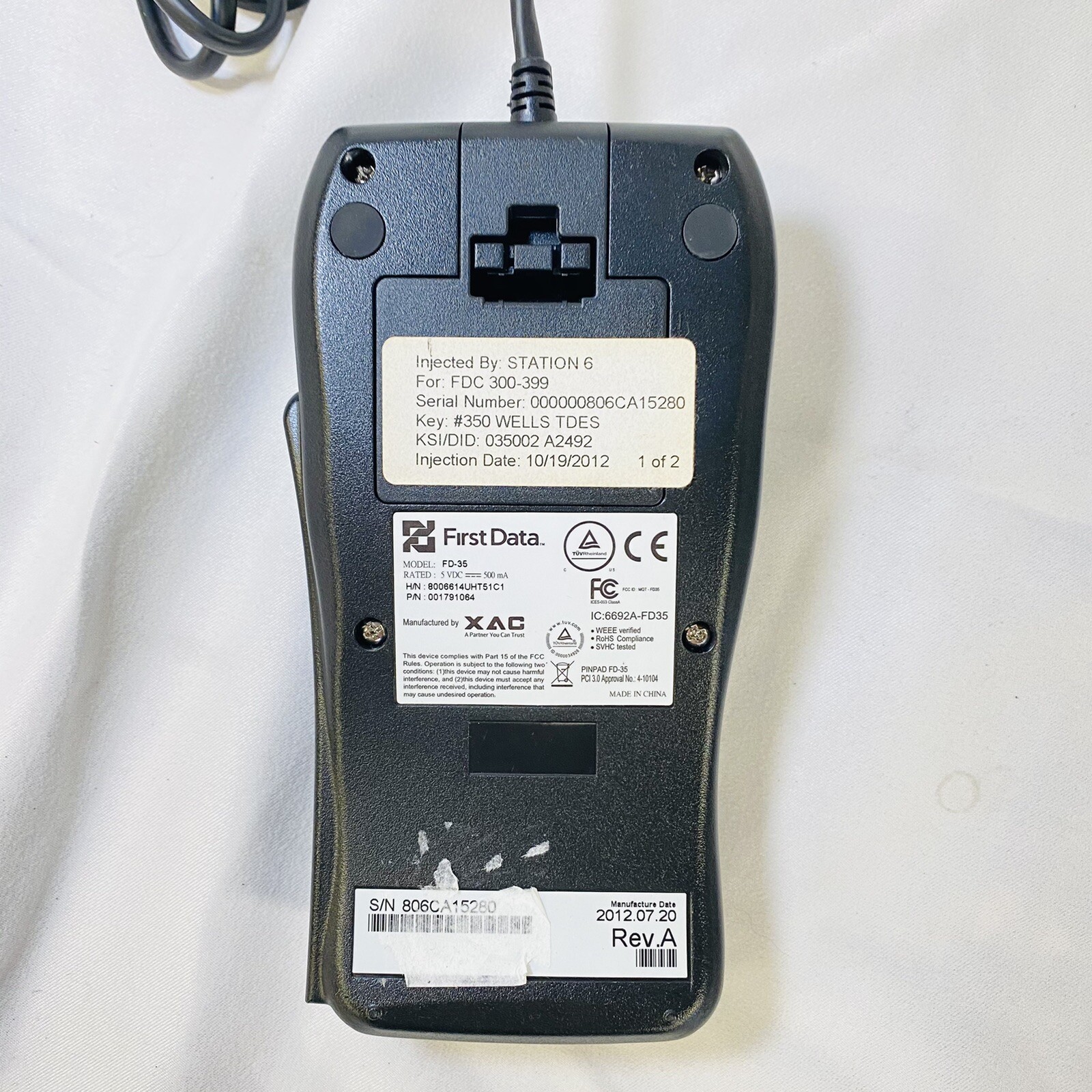First Data FD100ti & FD35 PinPad EMV credit card terminal 